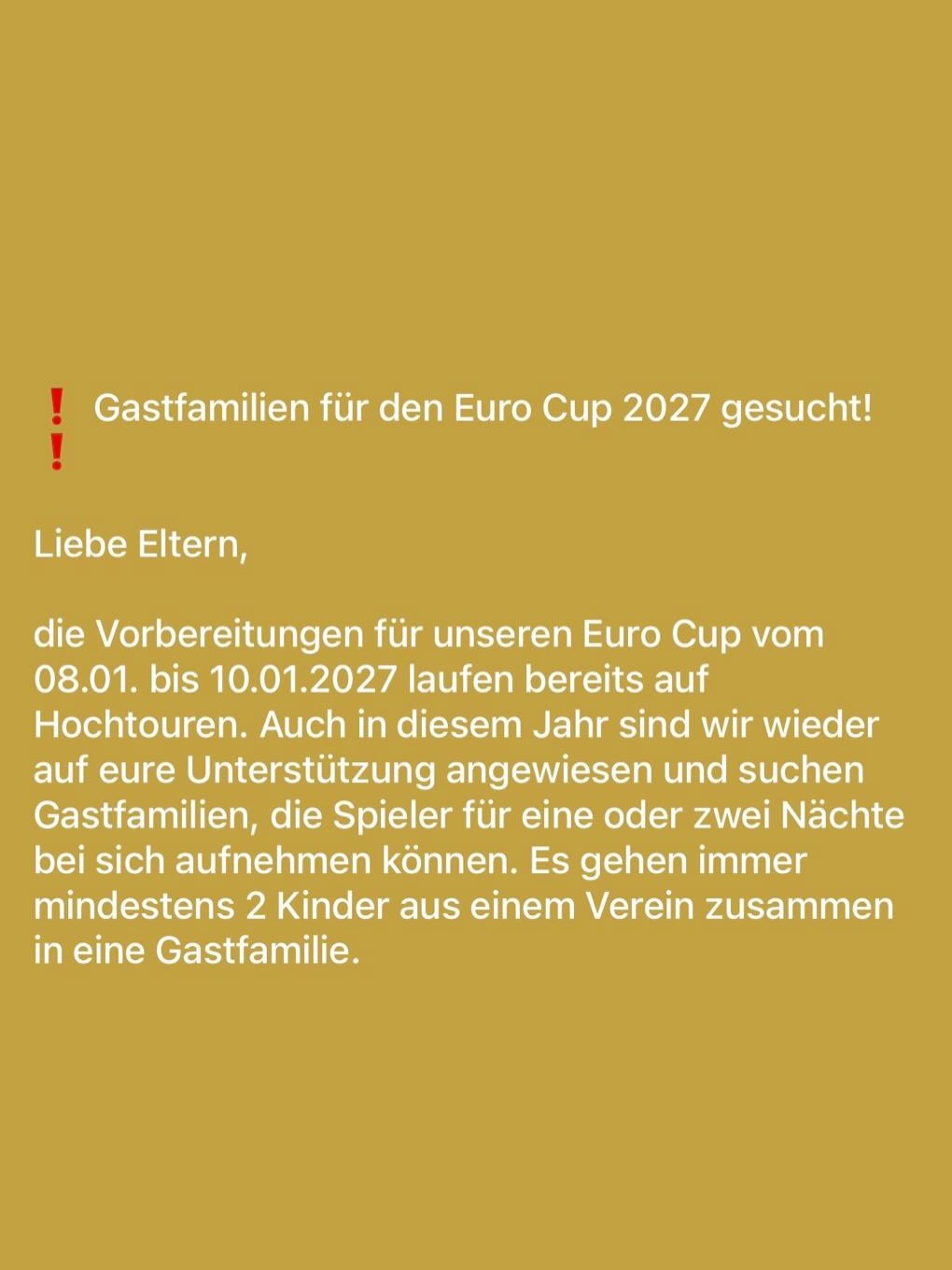 Instagram-Beitrag von Euro Cup Heiden